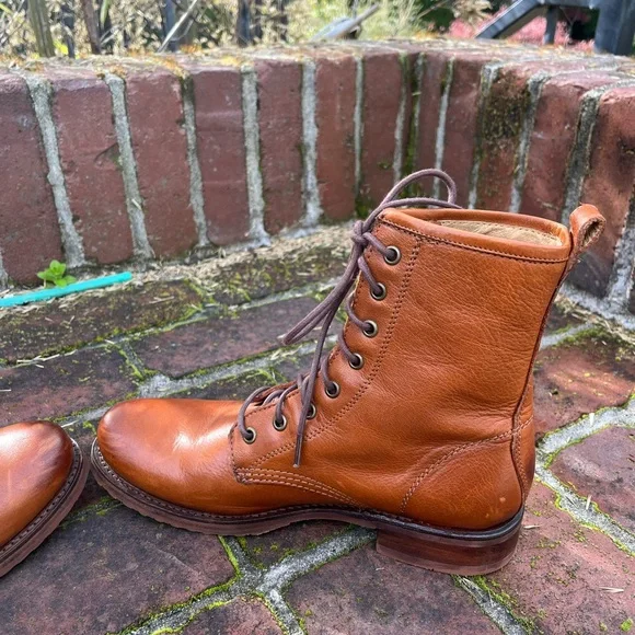 Frye Veronica Combat Moto Boots - Picture 4 of 8